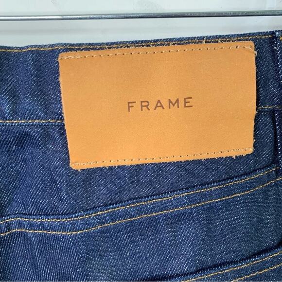 Frame La Italien true straight jeans high waisted size 30 dark wash - Picture 12 of 12